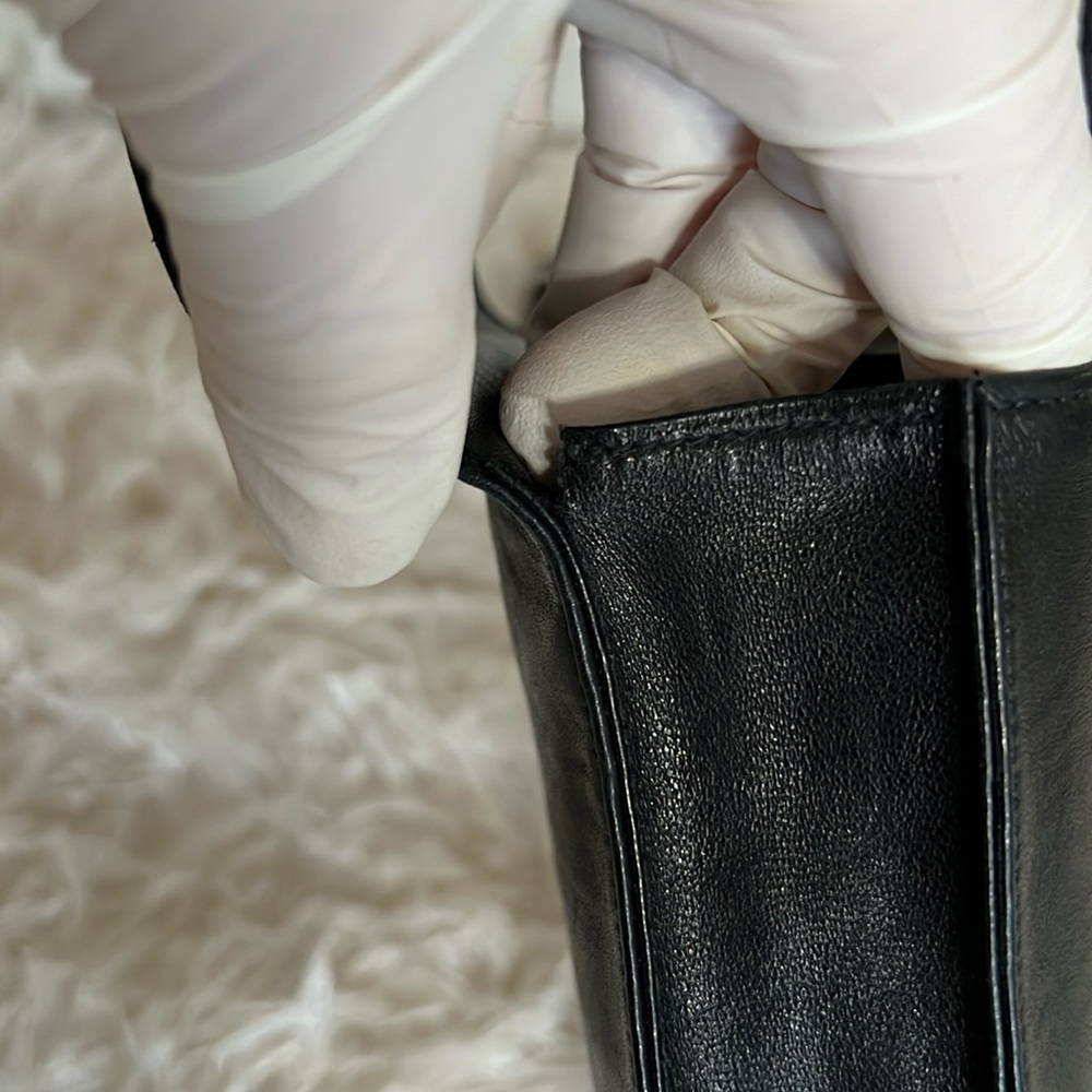 Chanel CC Calfskin Black Leather Multi Pouch - Picture 13 of 16